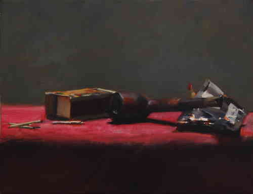 TABAGISME HST (VENDU) - © Christophe Thiry, peintre