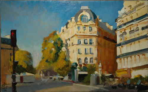 LE DOME HST 38X61 CM - © Christophe Thiry, peintre