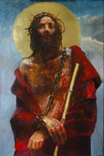 ECCE HOMO HST 92X60 CM - © Christophe Thiry, peintre